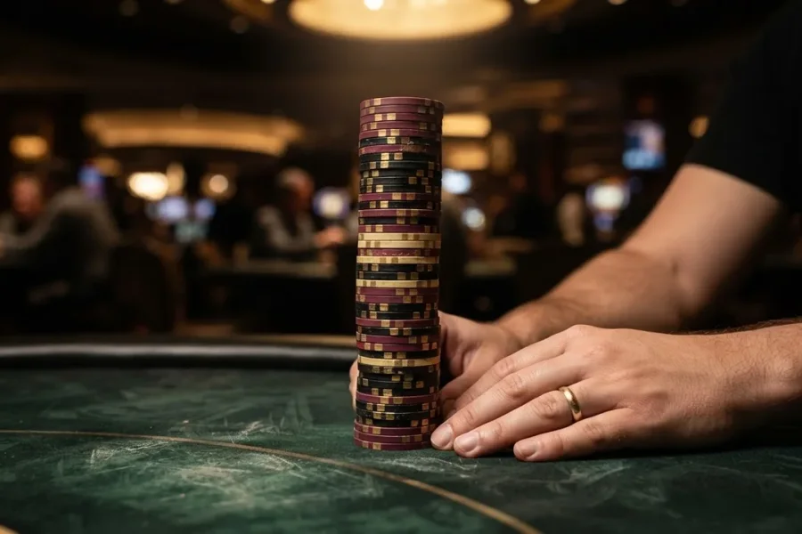 online casino med poker